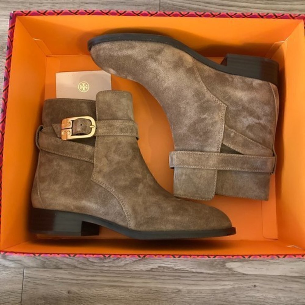 Tory Burch Brooke Ankle Suede Boot Size 6 NEW - Picture 9 of 9